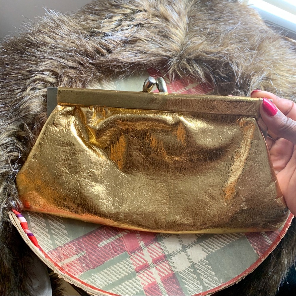 Vintage Gold Clutch